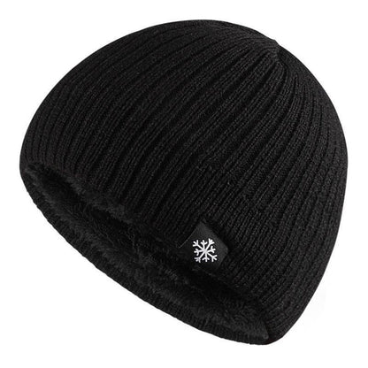 Männer Beanie - Warm - Fleece-Futter - Strickmütze - Wintermütze