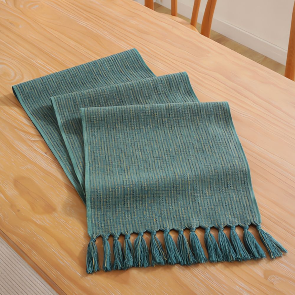 Boho woven table runner