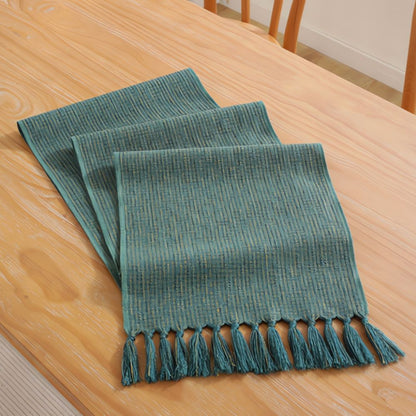 Boho woven table runner