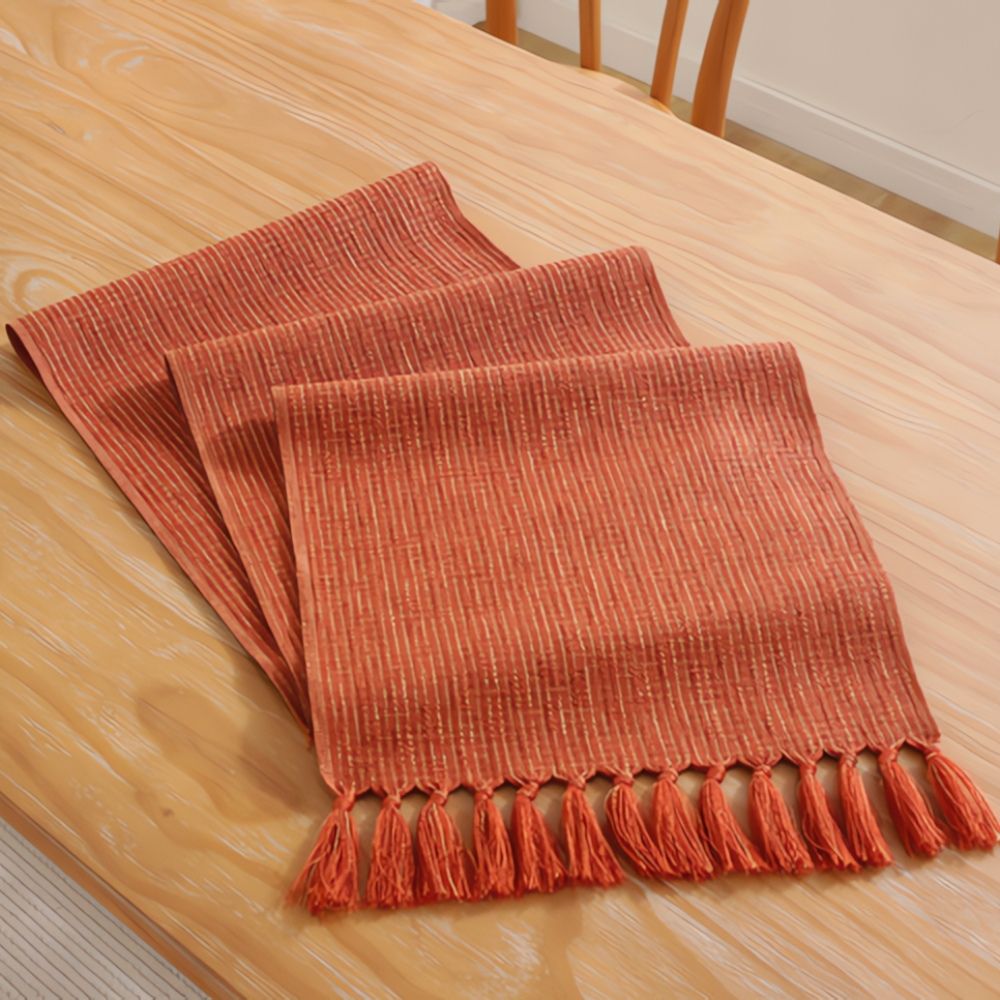 Boho woven table runner