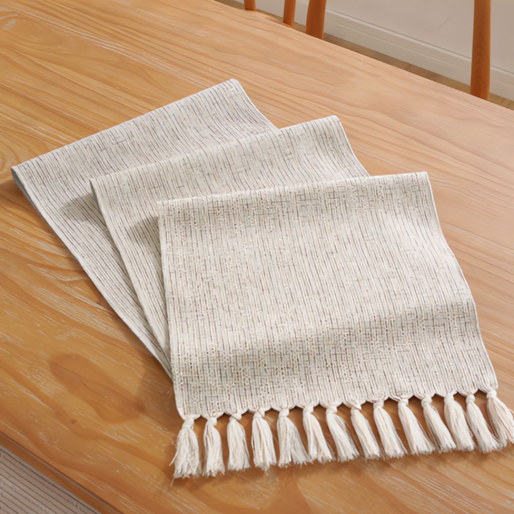 Boho woven table runner