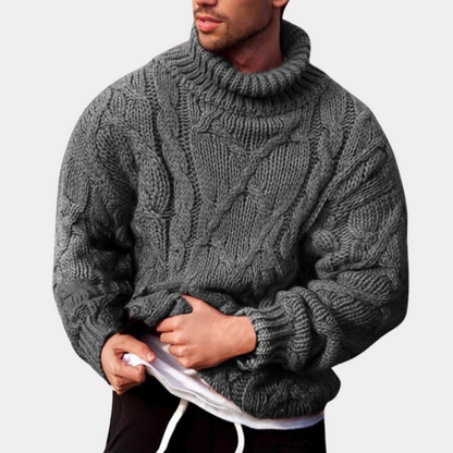 Herren Rollkragenpullover | Warmer Strick mit klassischem Alltagsstil