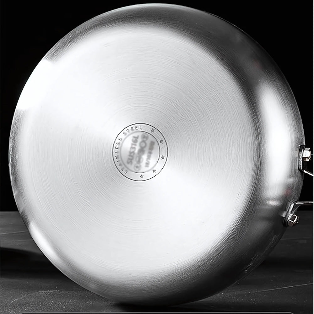 Stainless steel titanium pan