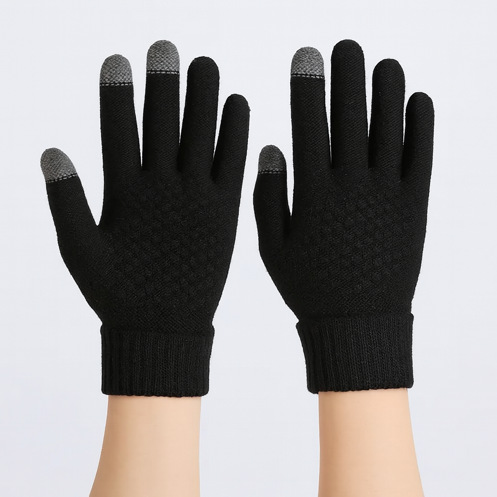 Touchscreen-Handschuhe | Unisex | Warm | Winterhandschuhe | Strickhandschuhe
