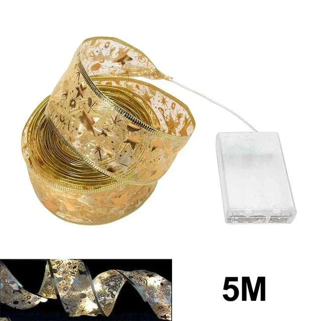 Weihnachtslichterband - Funkelband - Festliche Dekoration