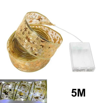 Weihnachtslichterband - Funkelband - Festliche Dekoration