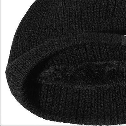 Männer Beanie - Warm - Fleece-Futter - Strickmütze - Wintermütze
