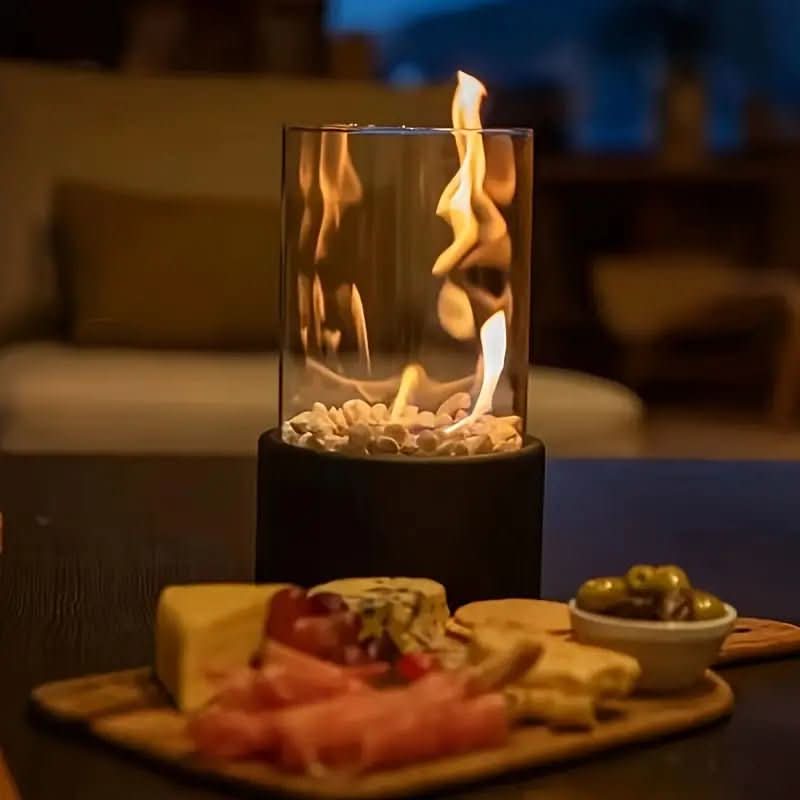 CosyFlame Tischkamin – Moderner Bioethanol Tischkamin mit echtem Flammenbild und skandinavischem Design