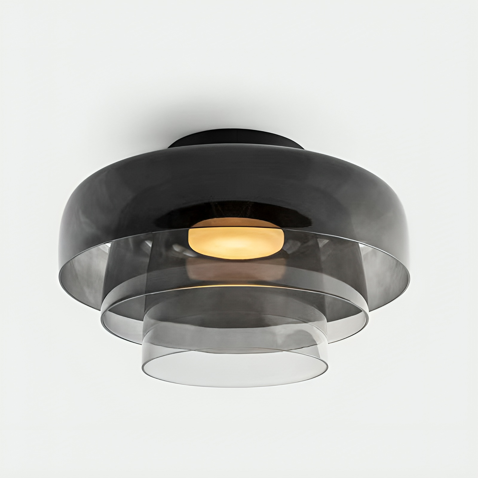 Nordic Bauhaus Glas Geschichtete Pendelleuchte