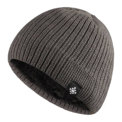 Männer Beanie - Warm - Fleece-Futter - Strickmütze - Wintermütze