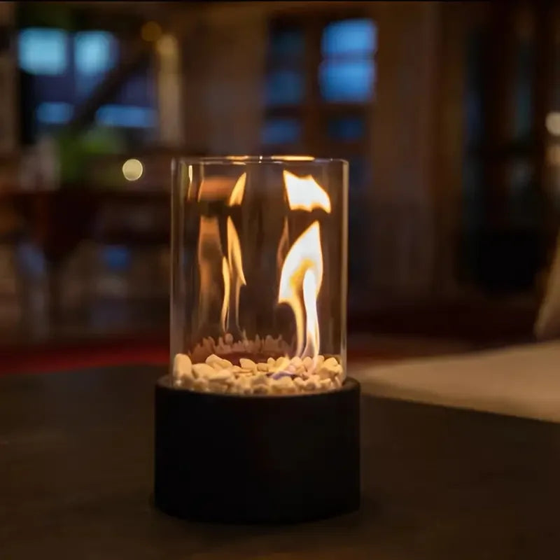 Ethanol Brenner - Tischfeuerstelle - Glaszylinder
