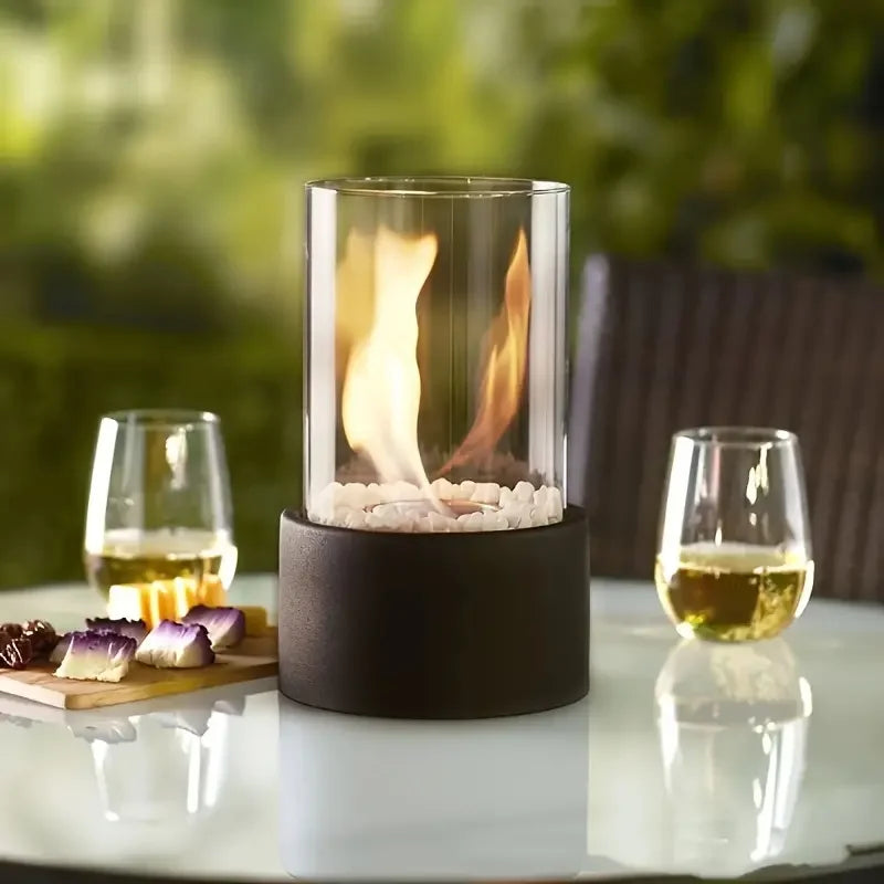 Ethanol Brenner - Tischfeuerstelle - Glaszylinder