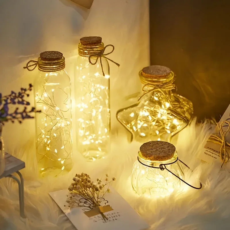 Feen-Lichterkette - Batteriebetrieben - Warmweiß