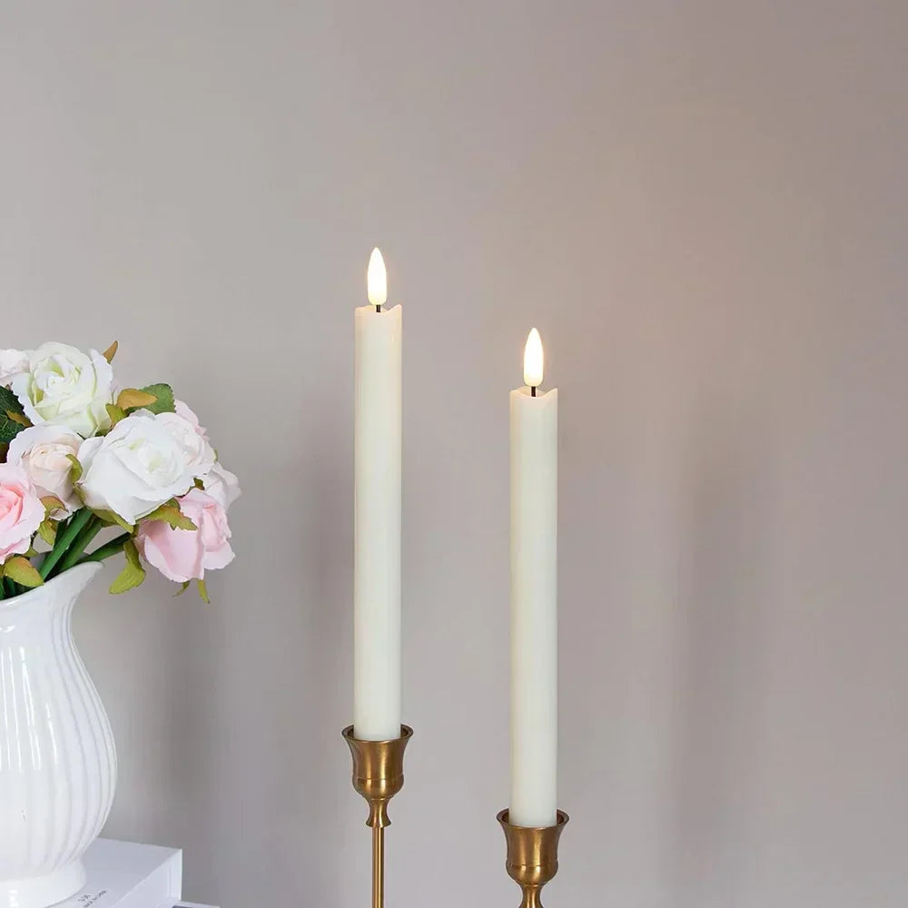Flammenlose LED-Kerzen - Realistischer Flammeneffekt - Batteriebetrieben