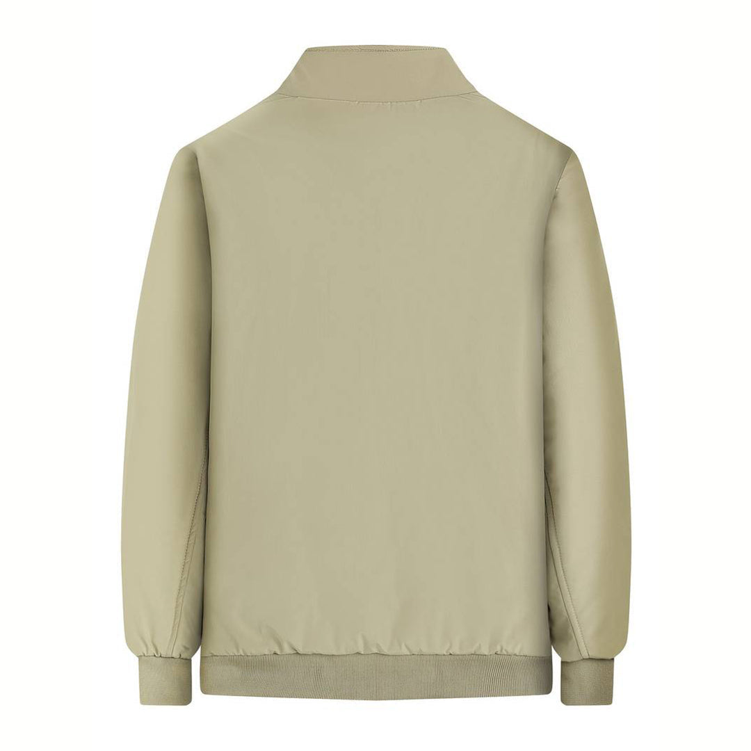 Winter Bomberjacke - Fleece-Futter - Reißverschluss - Winterjacke - Herren Bomberjacke