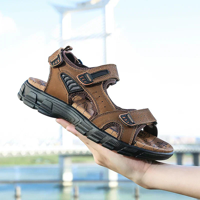Wander Sandalen | Ergonomisch | Klettverschluss | Sport Sandalen | Herrensandalen
