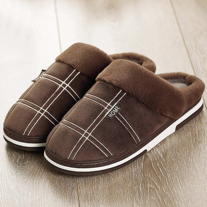 Hausschuhe - Herren Slip-On Warme Bequeme Hausschuhe für den Winter