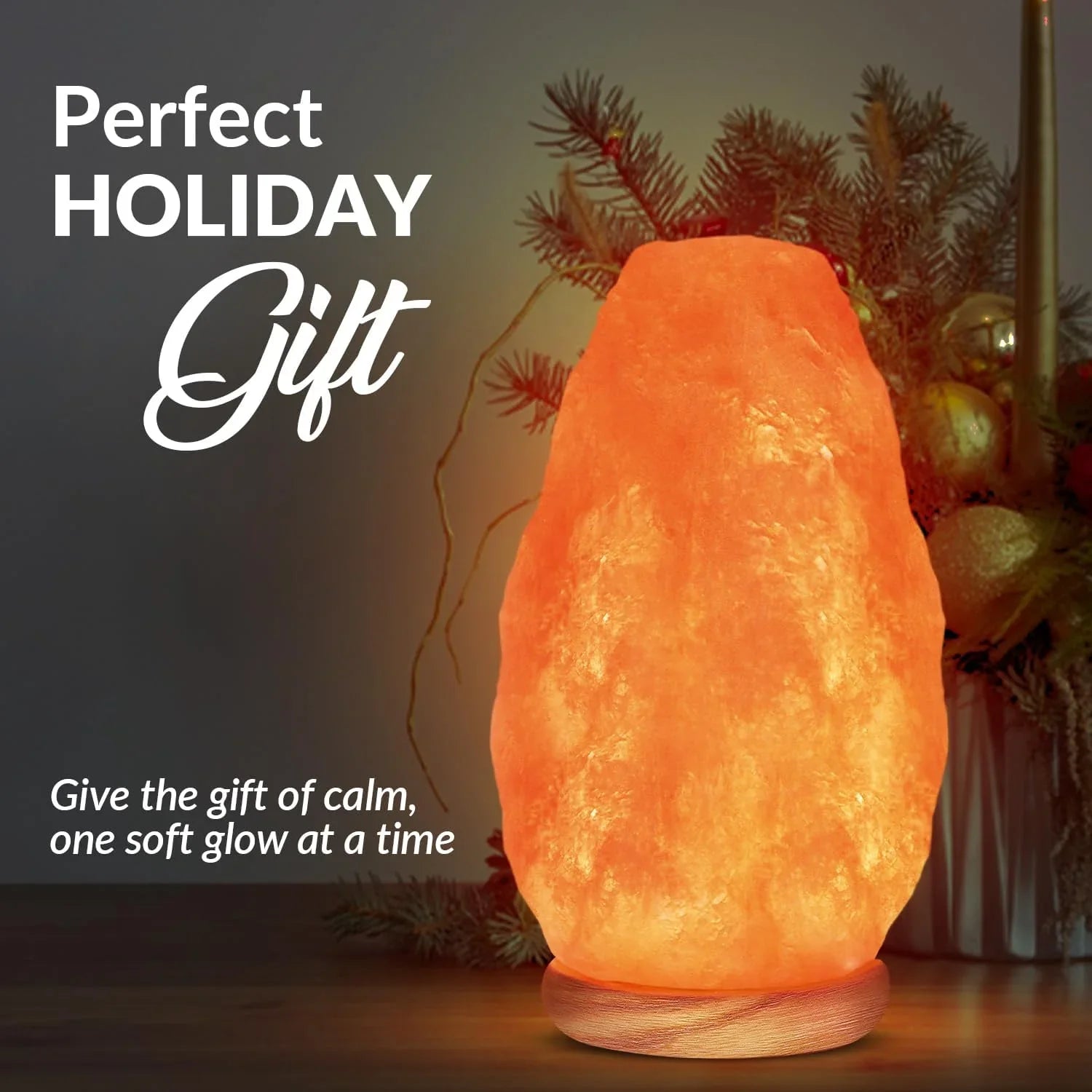 Himalaya-Salzlampe - USB-Betrieb - Kristall-Design