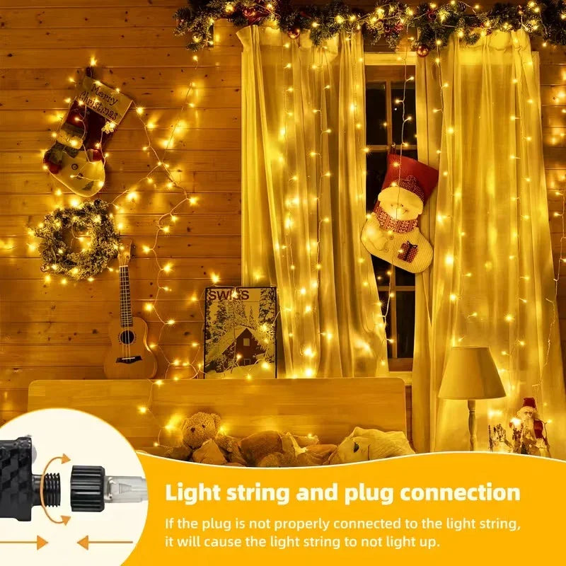 Lichterkette für drinnen - LED-Dekoration - Weihnachtslichter