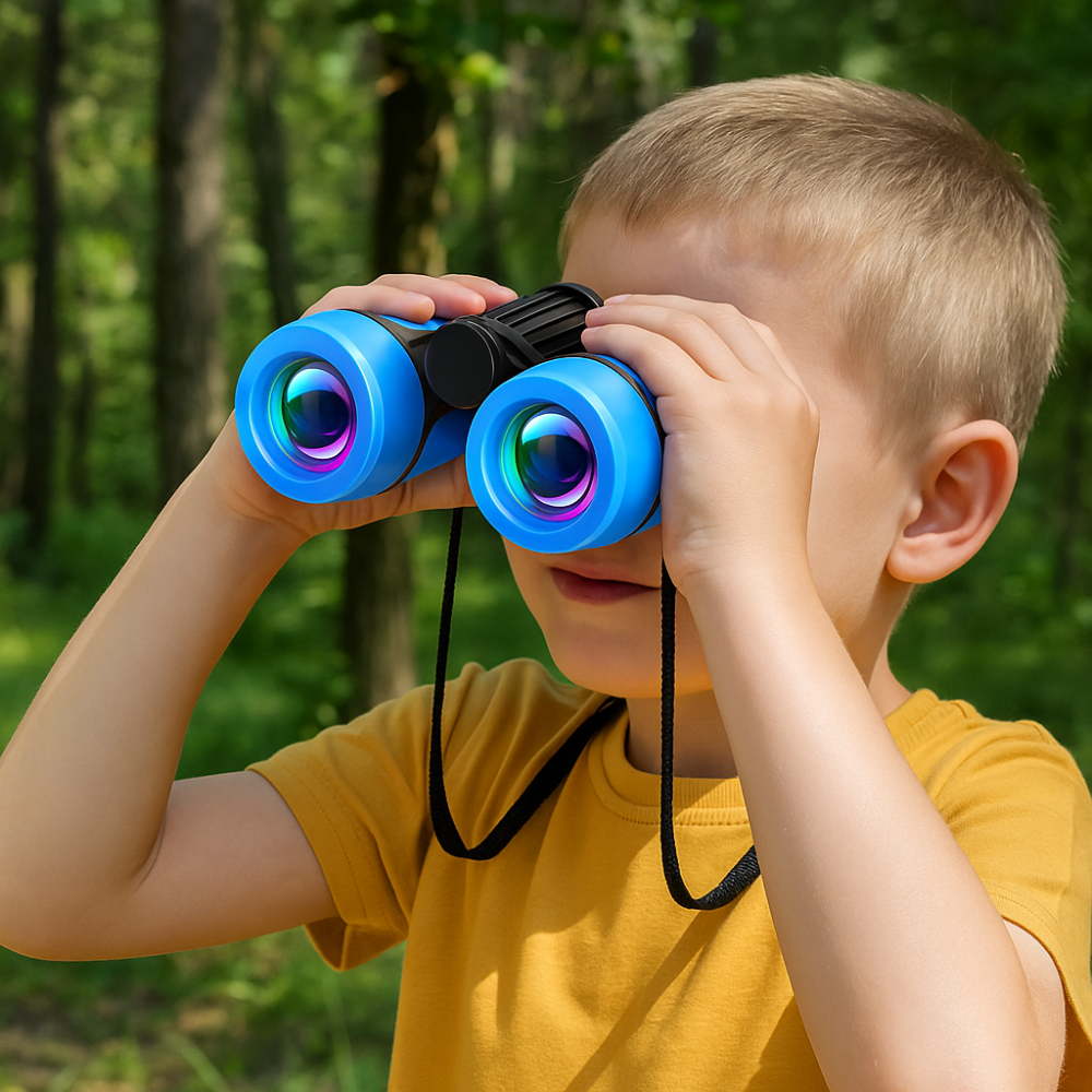 Fernglas-Set für Kinder, Outdoor-Abenteuer, Lernspielzeug, kompakt