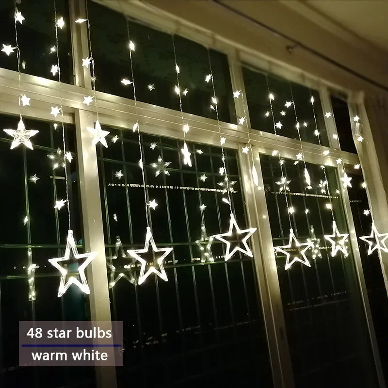 LED Sternen Girlande - Dekorative Beleuchtung