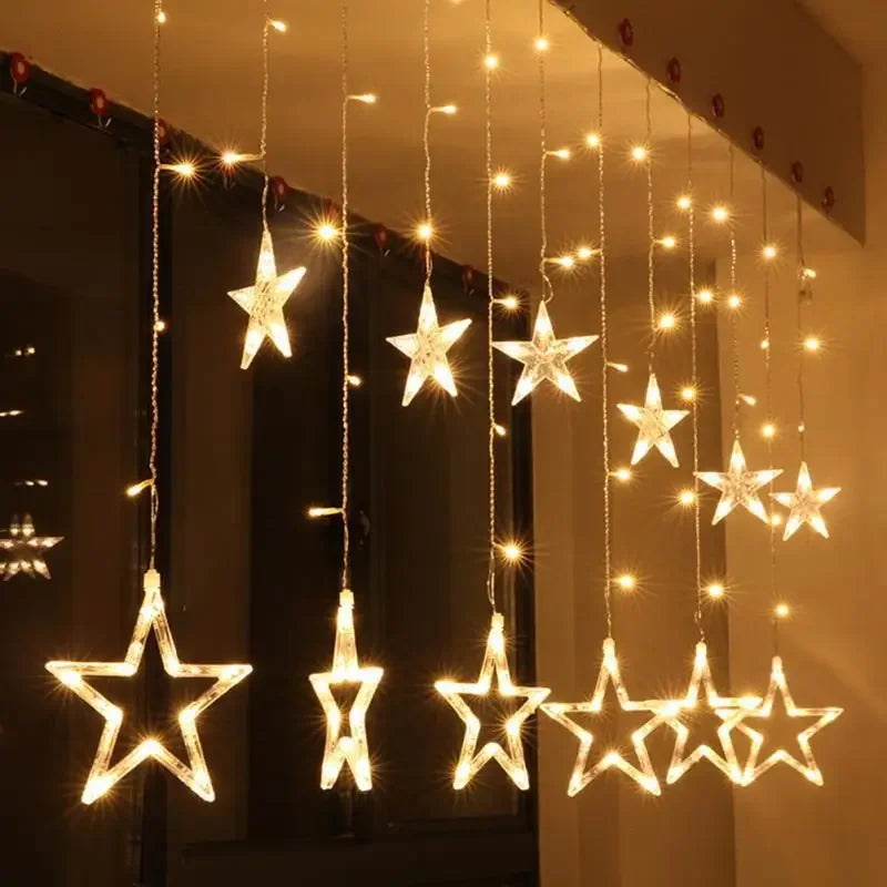 LED Sternen Girlande - Dekorative Beleuchtung