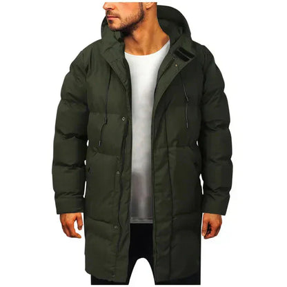 Pufferjacke | Gepolstert | Mit Kapuze | Daunenjacke | Herren Wintermantel