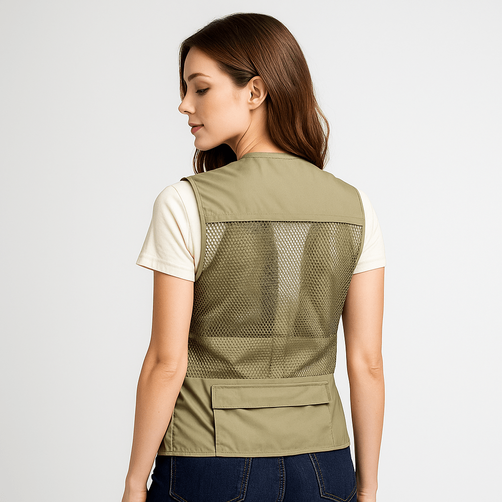 Paige | Damen-Multitaschen-Leichtgewichts-Nylon-Utility-Weste