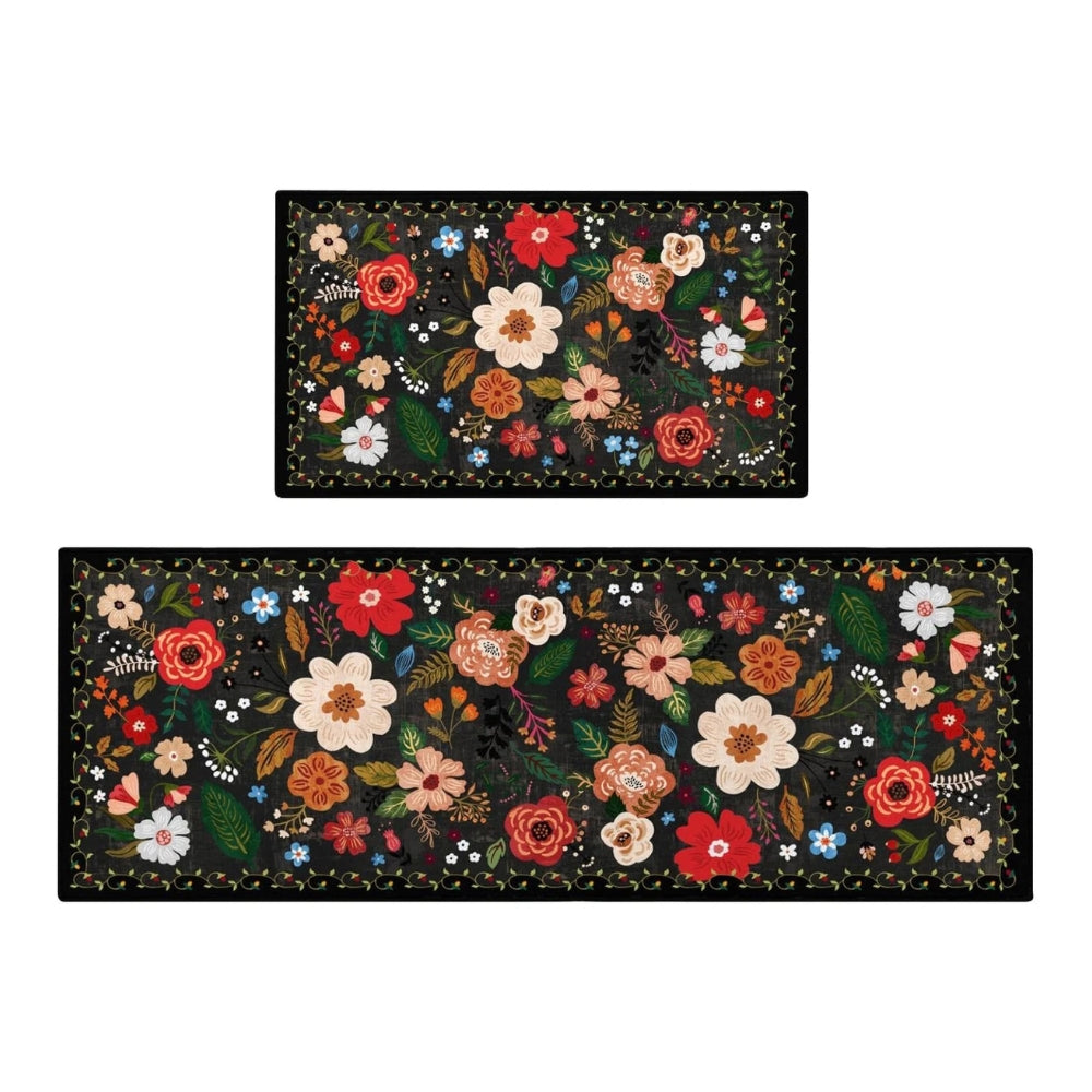Wiesen Boho Blumen Küchenmatten Set
