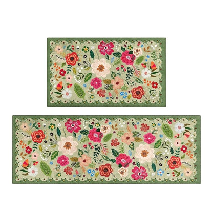 Wiesen Boho Blumen Küchenmatten Set
