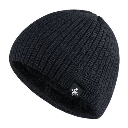 Männer Beanie - Warm - Fleece-Futter - Strickmütze - Wintermütze