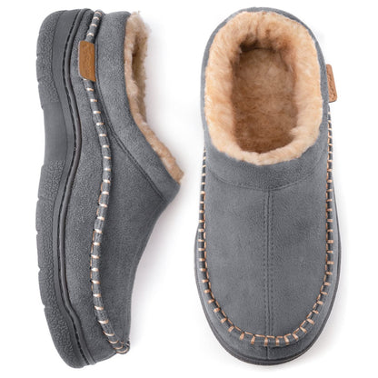 Herren Hausschuhe - Bob Slip - Mit Fell gefüttert - Slipper - Herrenschuhe