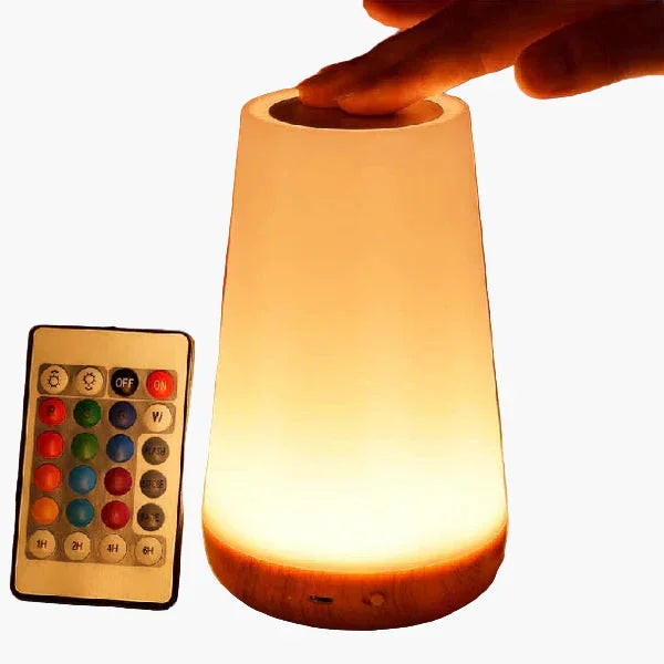 Wiederaufladbare Nachtlampe - Sanfte Beleuchtung - Tippensteuerung