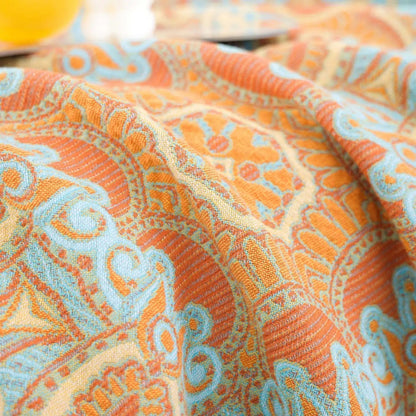 Umkehrbare Paisley Bohemian Baumwolldecke