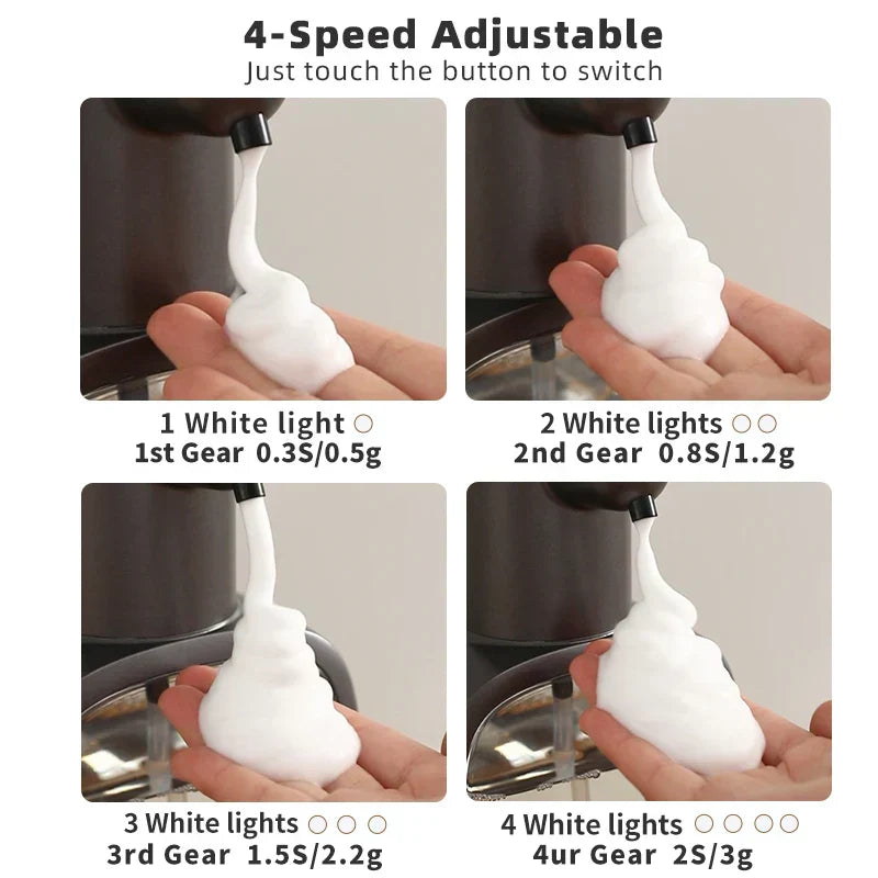 Automatischer Seifenspender Foamello | Wandmontage | 500 ml | Wiederaufladbar & Berührungslos | Sensorbetriebene Schaumsfunktion