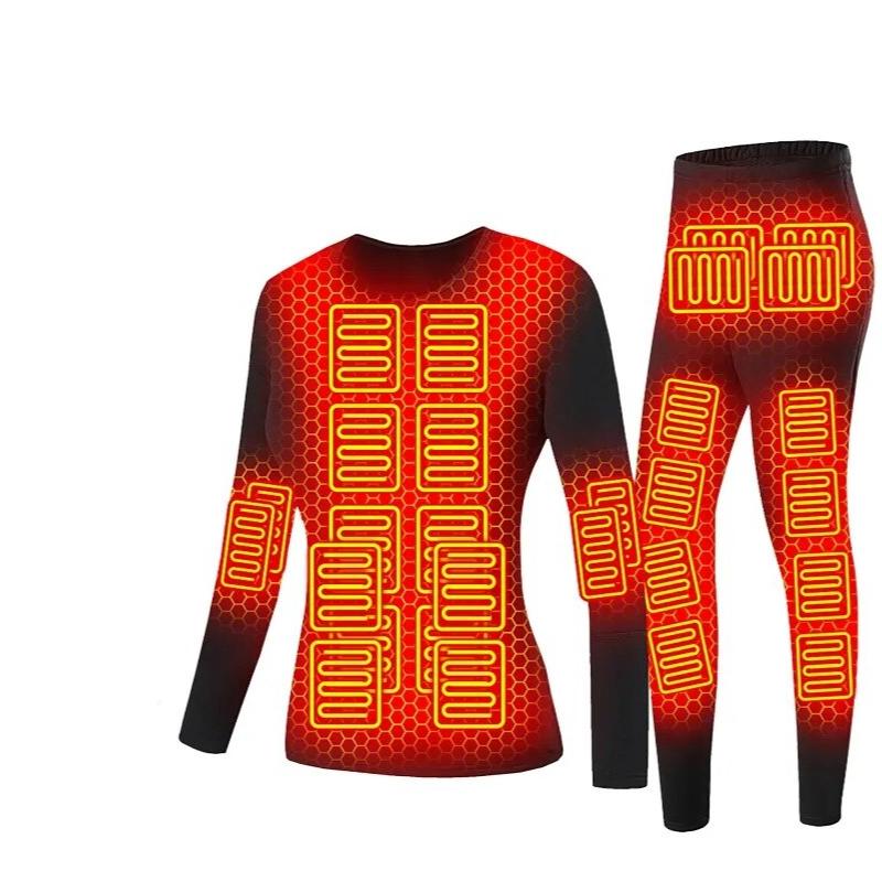 Beheizbare USB Thermounterwäsche Anzug