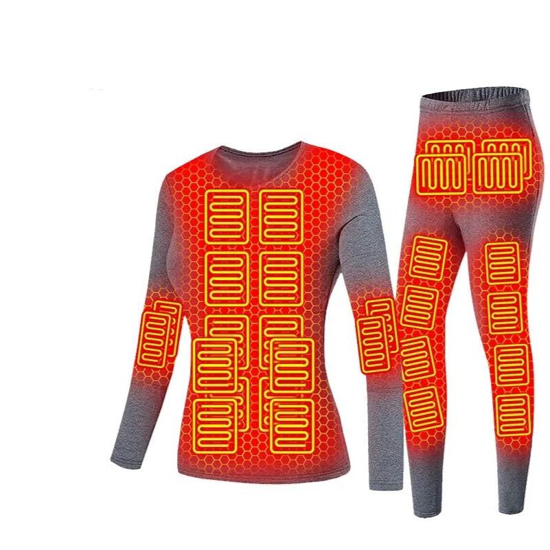 Beheizbare USB Thermounterwäsche Anzug