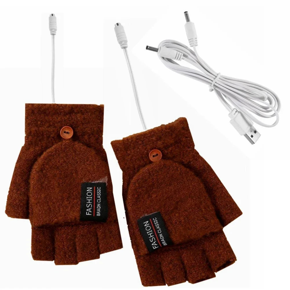 USB wiederaufladbare warme Welle beheizte Handschuhe