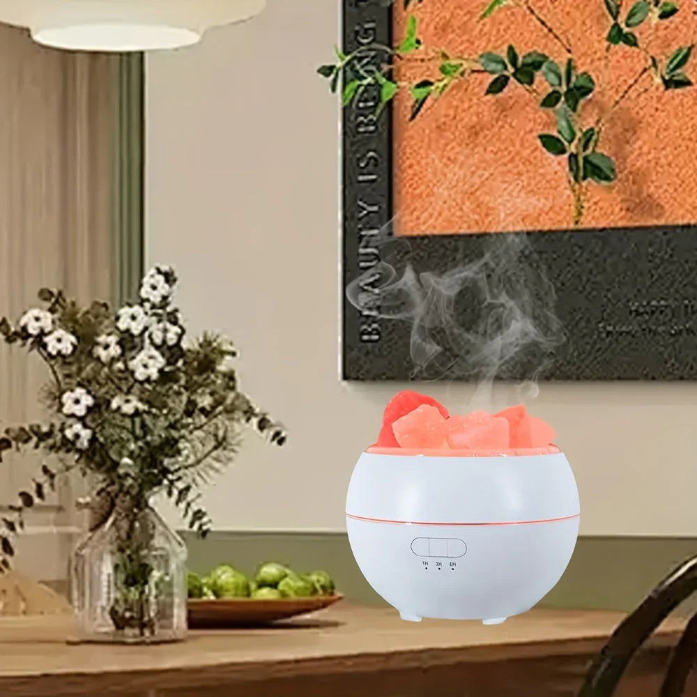 Salzlampen-Diffusor - Ätherisches Öl - USB-Betrieb