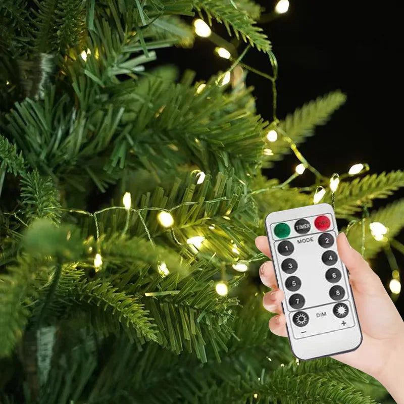 LED-Feuerwerks-Lichterkette Ignisia | Mit Fernbedienung | 30–75 m | 900–2000 LEDs | IP65 Wasserdicht | Für Weihnachten, Halloween & Feste