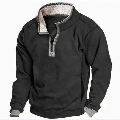Fleece-Pullover | Viertel-Reißverschluss | Halb-Reißverschluss | Fleece-Pullover | Herren Winterkleidung