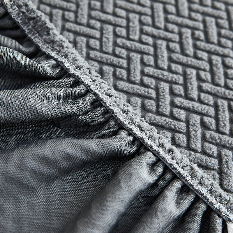 Corner sofa cover - Stretchable fabric - Assembly instructions included