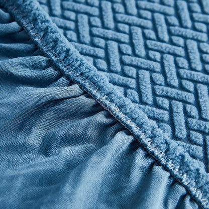 Corner sofa cover - Stretchable fabric - Assembly instructions included