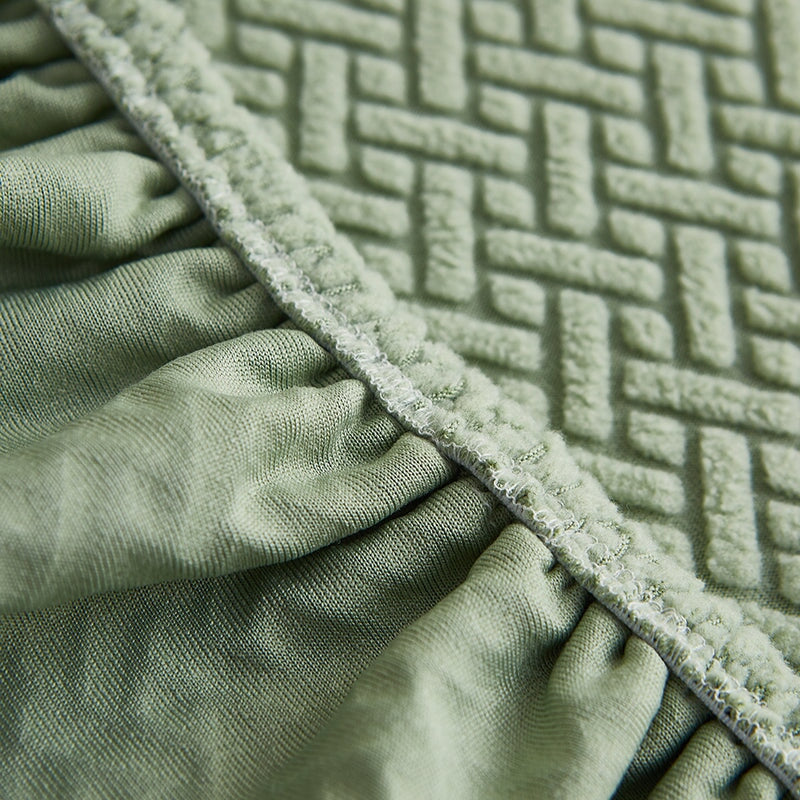 Corner sofa cover - Stretchable fabric - Assembly instructions included