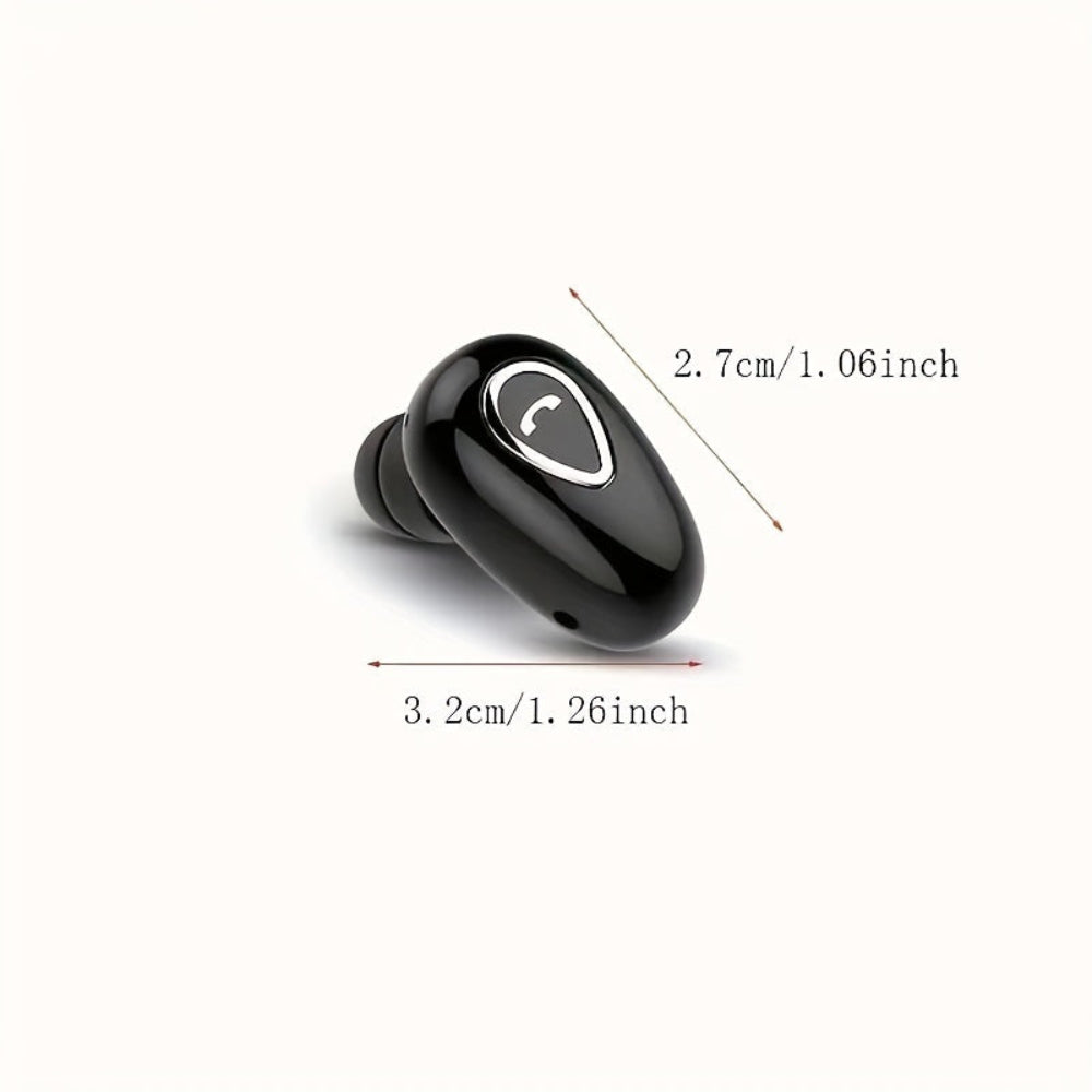 Bluetooth-Ohrhörer, kabellos, mini, unsichtbar, einseitig