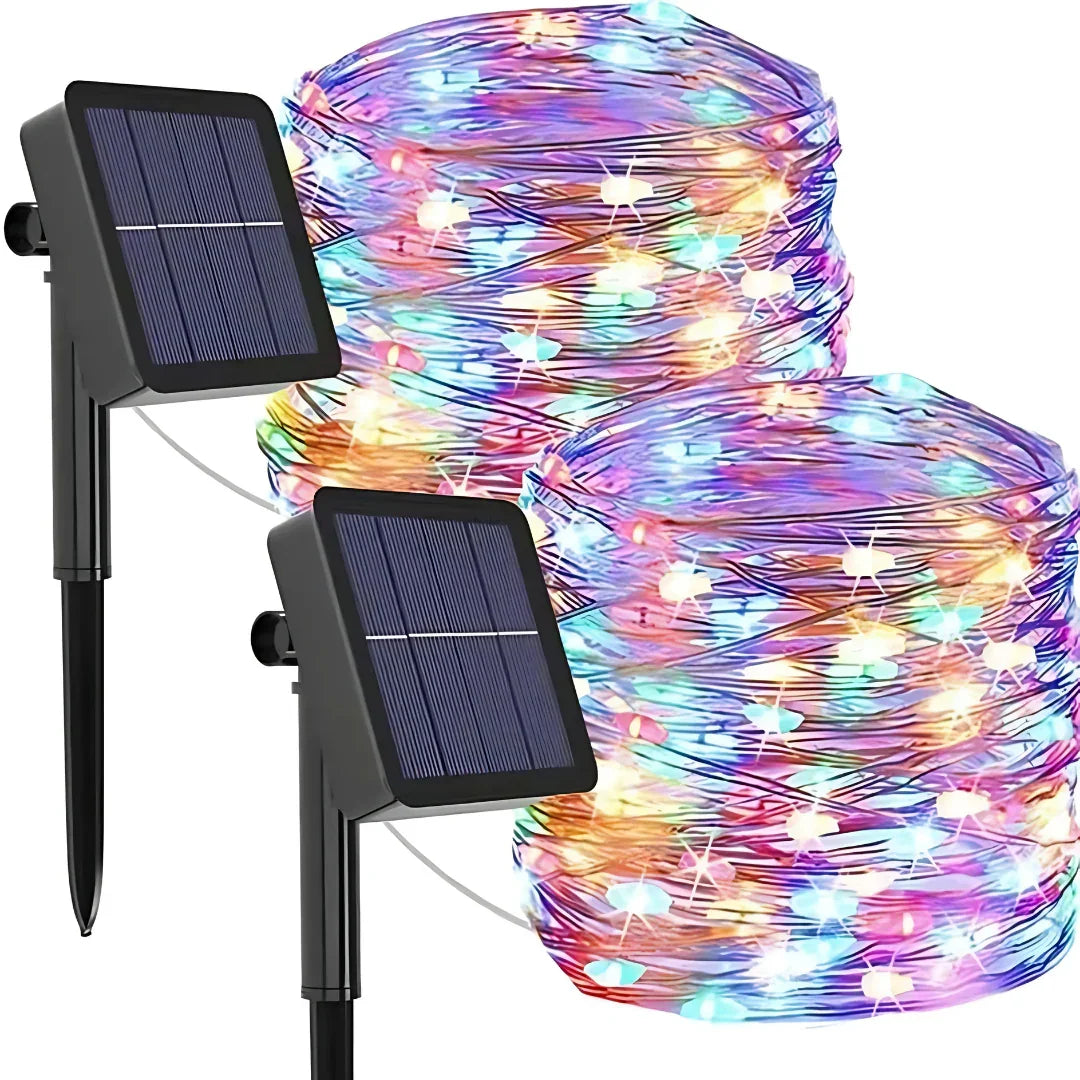 Solar Fairy String Lights - Außenbeleuchtung - Weihnachtsdekoration