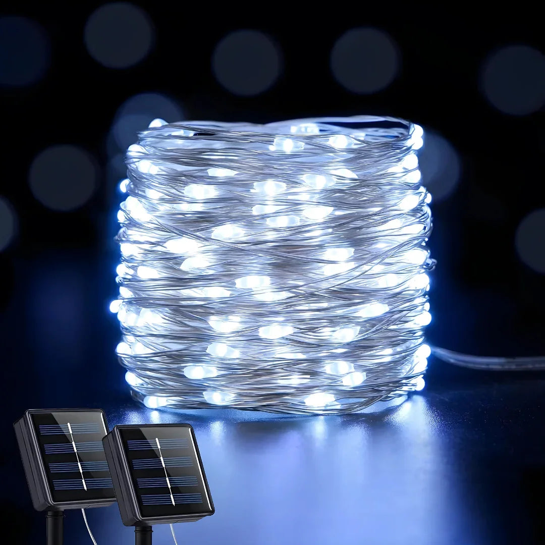 Solar Fairy String Lights - Außenbeleuchtung - Weihnachtsdekoration
