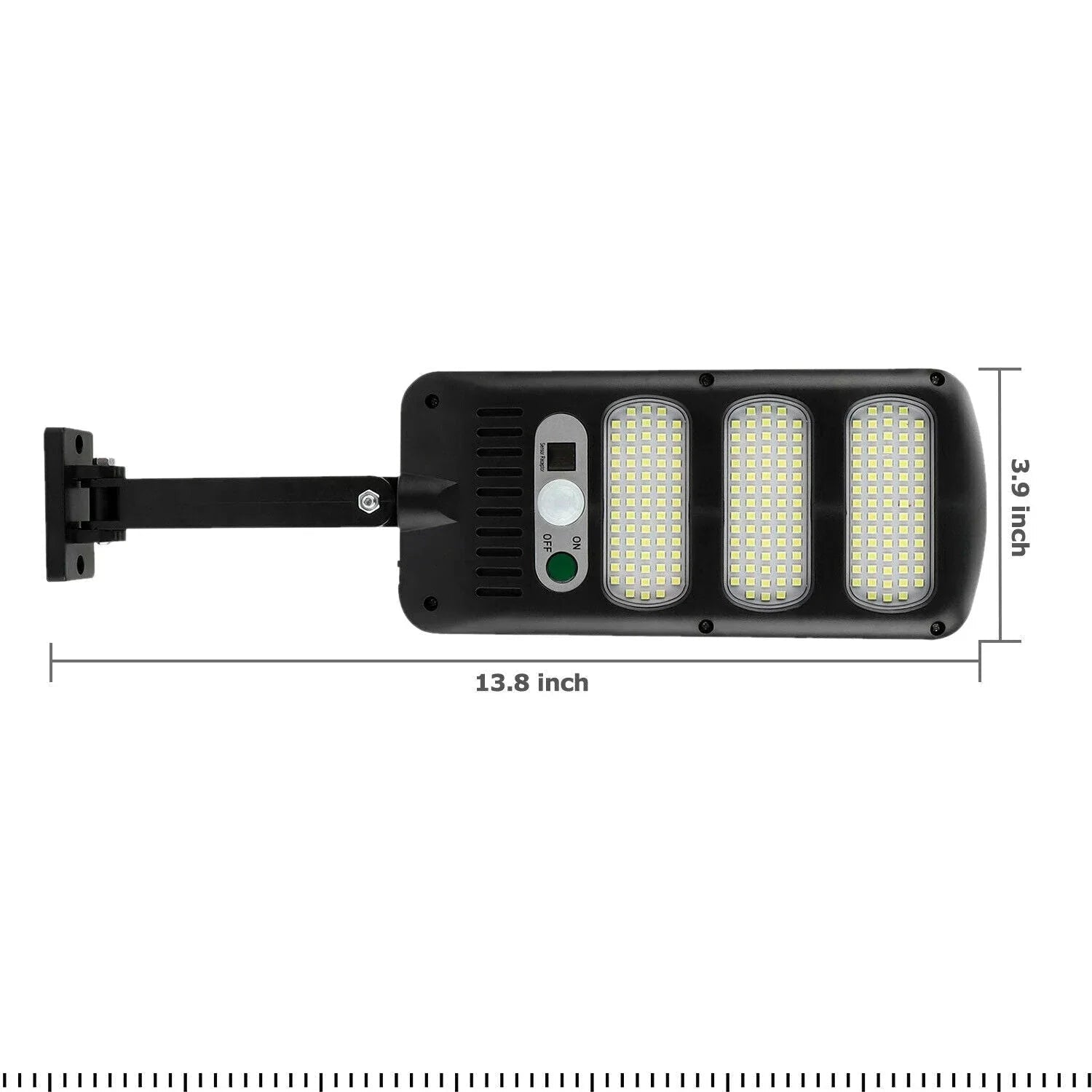 Solar-Straßenlampe - LED-Bewegungsmelder - Wetterfestes Design