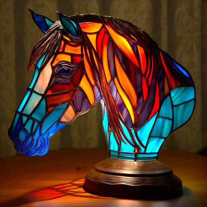 Stained glass lamp - animal design - home decor