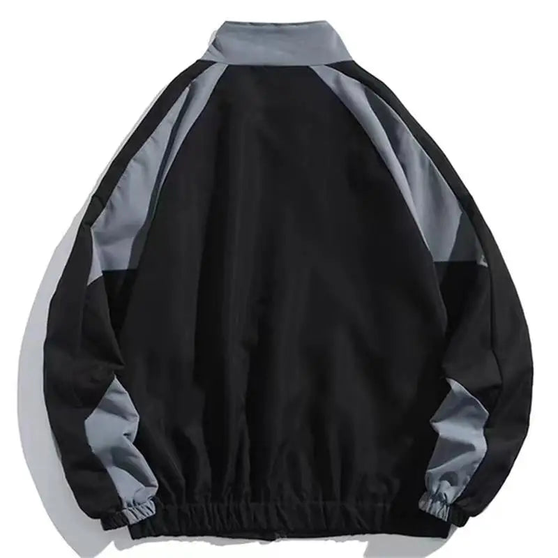 Trainingsjacke - Mit Reißverschluss - Oversized - Windbreaker-Jacke - Herrenjacke